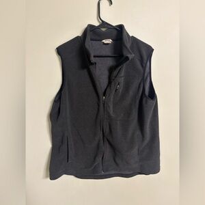 Duluth Trading Vest Full Zip Gray Mens Size XL Pockets Softshell Outdoor Hiking